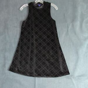 Aeropostale Dress Women Small Black Glittery Textured Shift Hipster Mod Cocktail